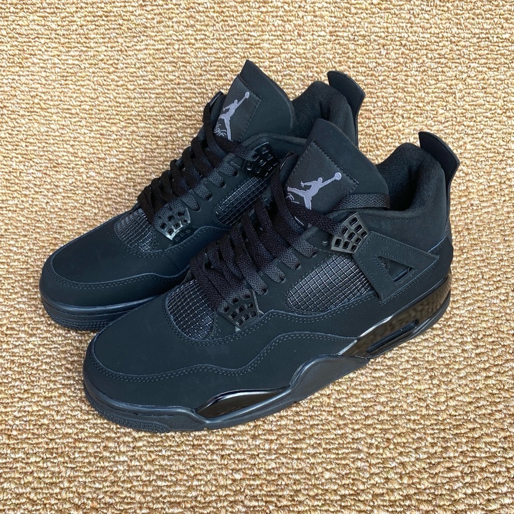 Brand New Retro 4 Black Cat (2020) -Men’s Athletic Sneakers Shoes - Picture 3 of 5